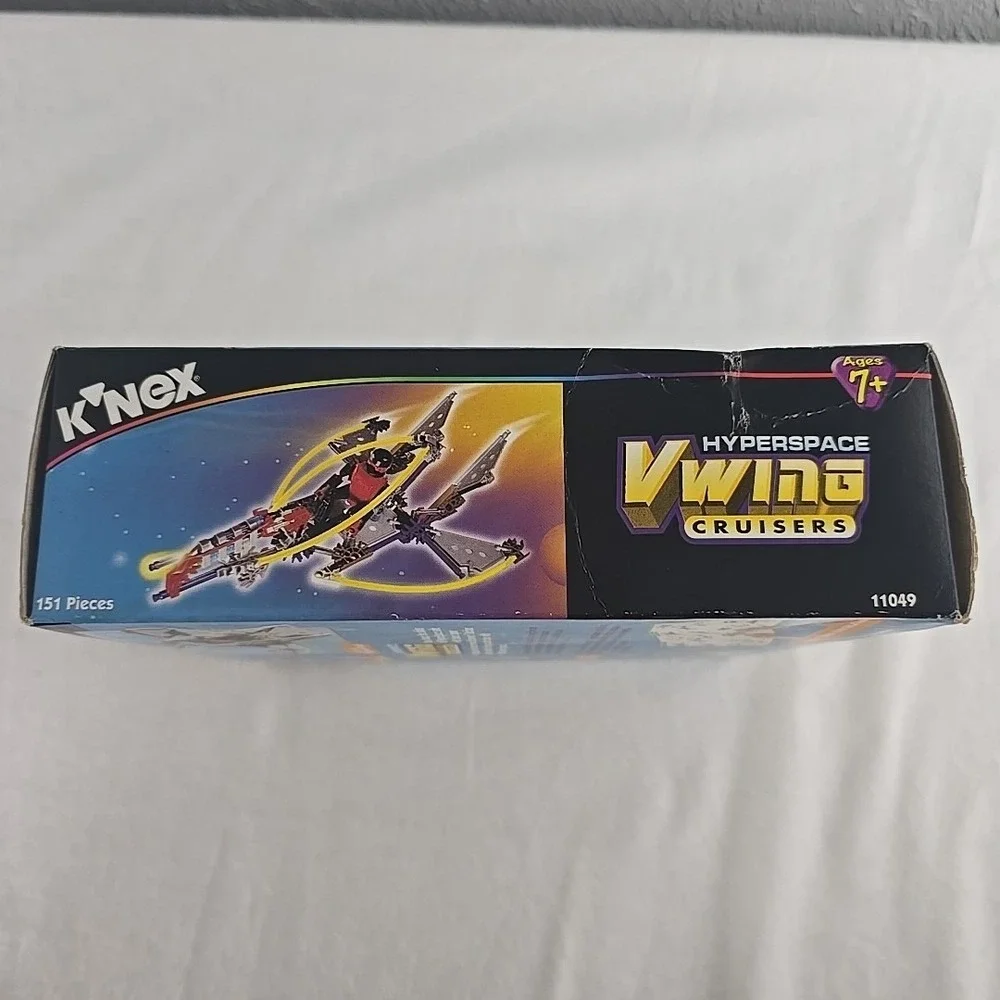 K'NEX HyperSpace VWing Cruisers Set 1999‎ Builds 3 Airship Models Missile Plane